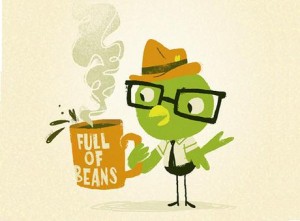 Идиома full of beans