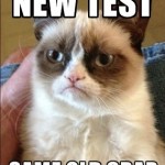 grumpy cat пишет тест