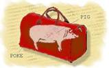 Свинья в сумке