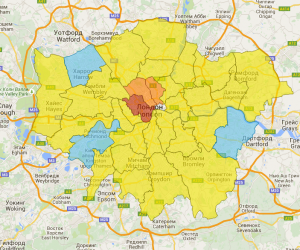 криминальная карта Лондона